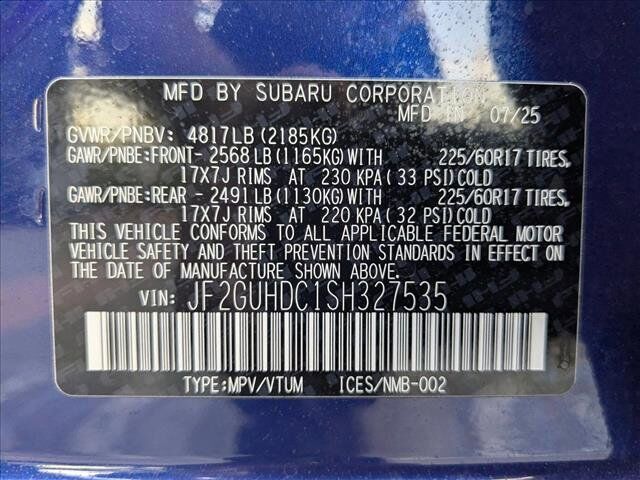 2025 Subaru Crosstrek Premium Roseville CA