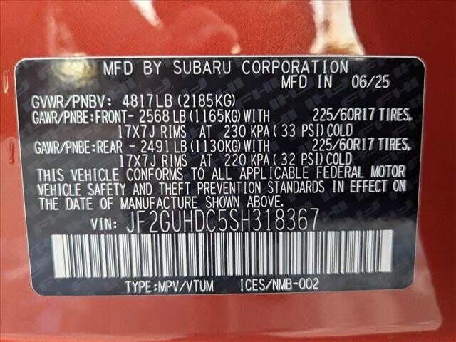 2025 Subaru Crosstrek Premium Roseville CA