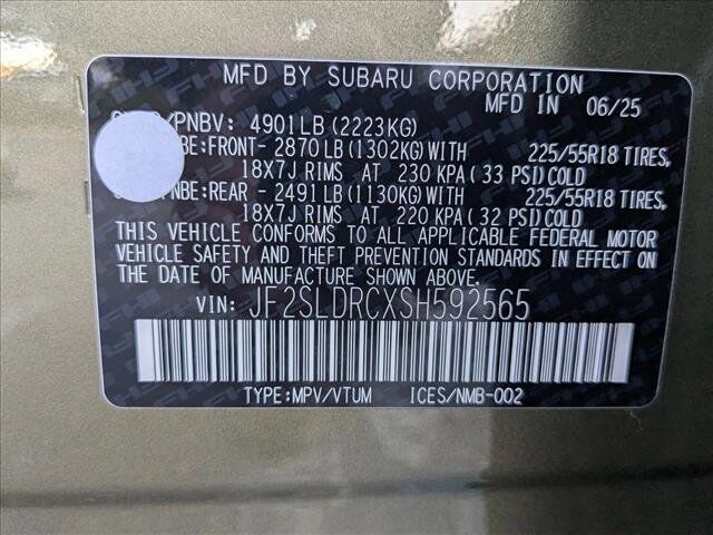 2025 Subaru Forester Limited Roseville CA