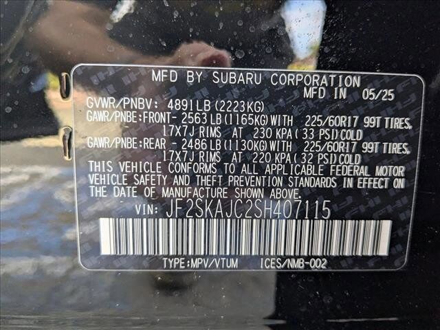 2025 Subaru Forester Wilderness Roseville CA
