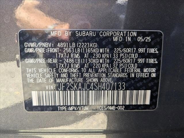 2025 Subaru Forester Wilderness Roseville CA