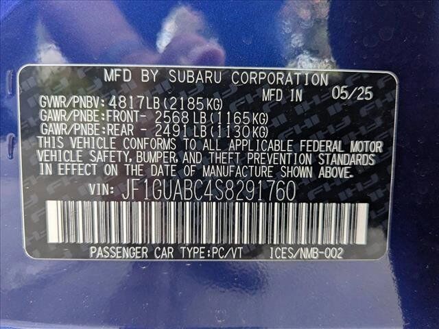 2025 Subaru Impreza Roseville CA