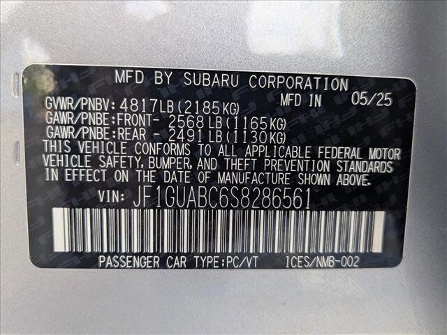 2025 Subaru Impreza Roseville CA