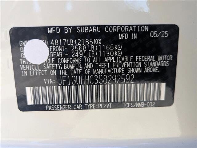 2025 Subaru Impreza RS Roseville CA