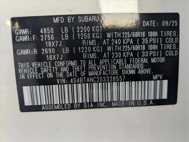 2025 Subaru Outback Limited Roseville CA