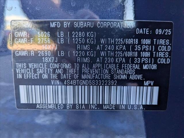 2025 Subaru Outback Limited XT Roseville CA