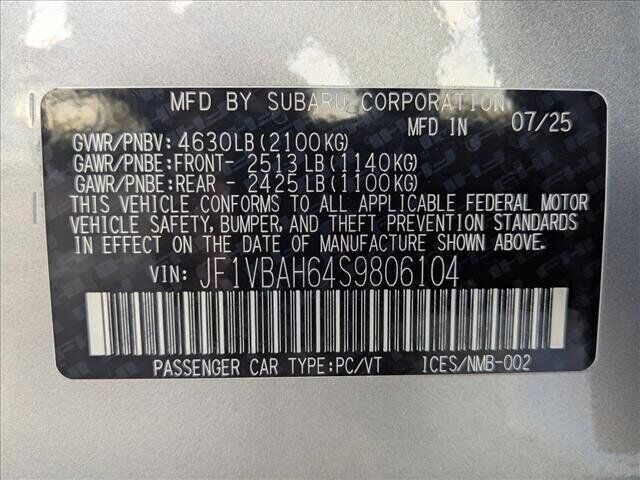 2025 Subaru WRX Premium Roseville CA