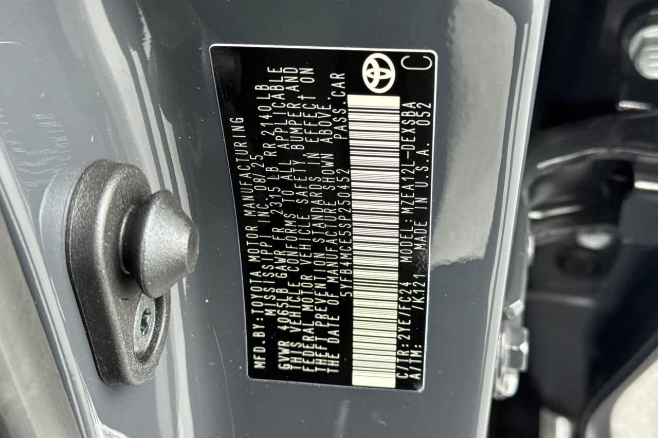 2025 Toyota Corolla FX Roseville CA