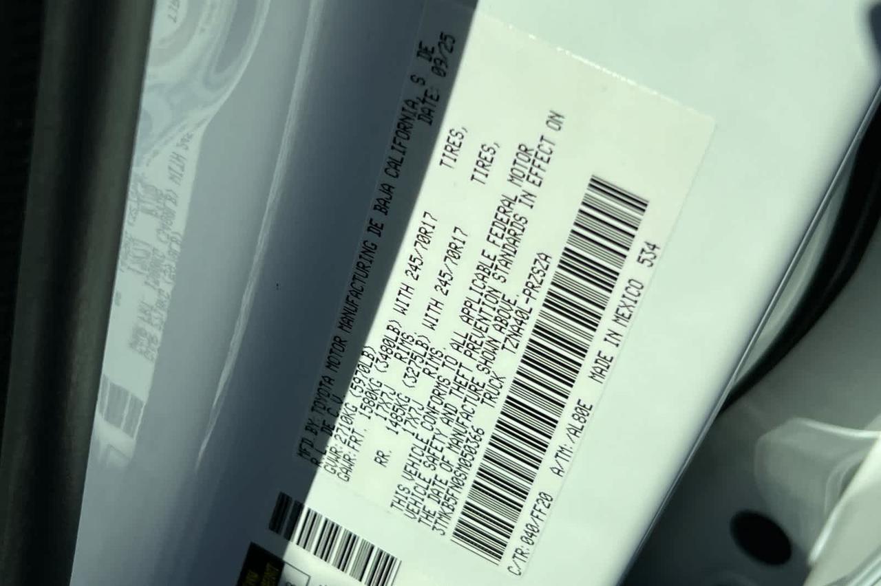 2025 Toyota Tacoma SR5 Roseville CA