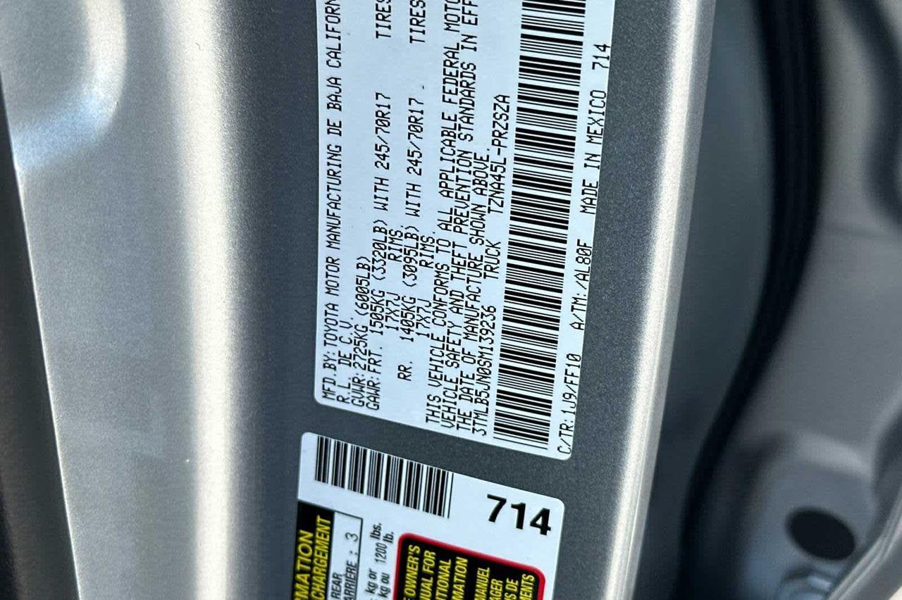 2025 Toyota Tacoma SR5 Roseville CA