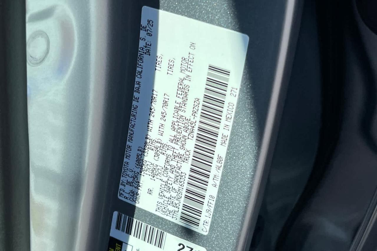 2025 Toyota Tacoma SR5 Roseville CA
