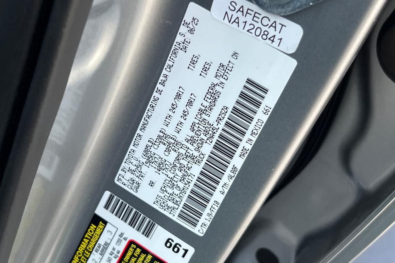 2025 Toyota Tacoma SR5 Roseville CA