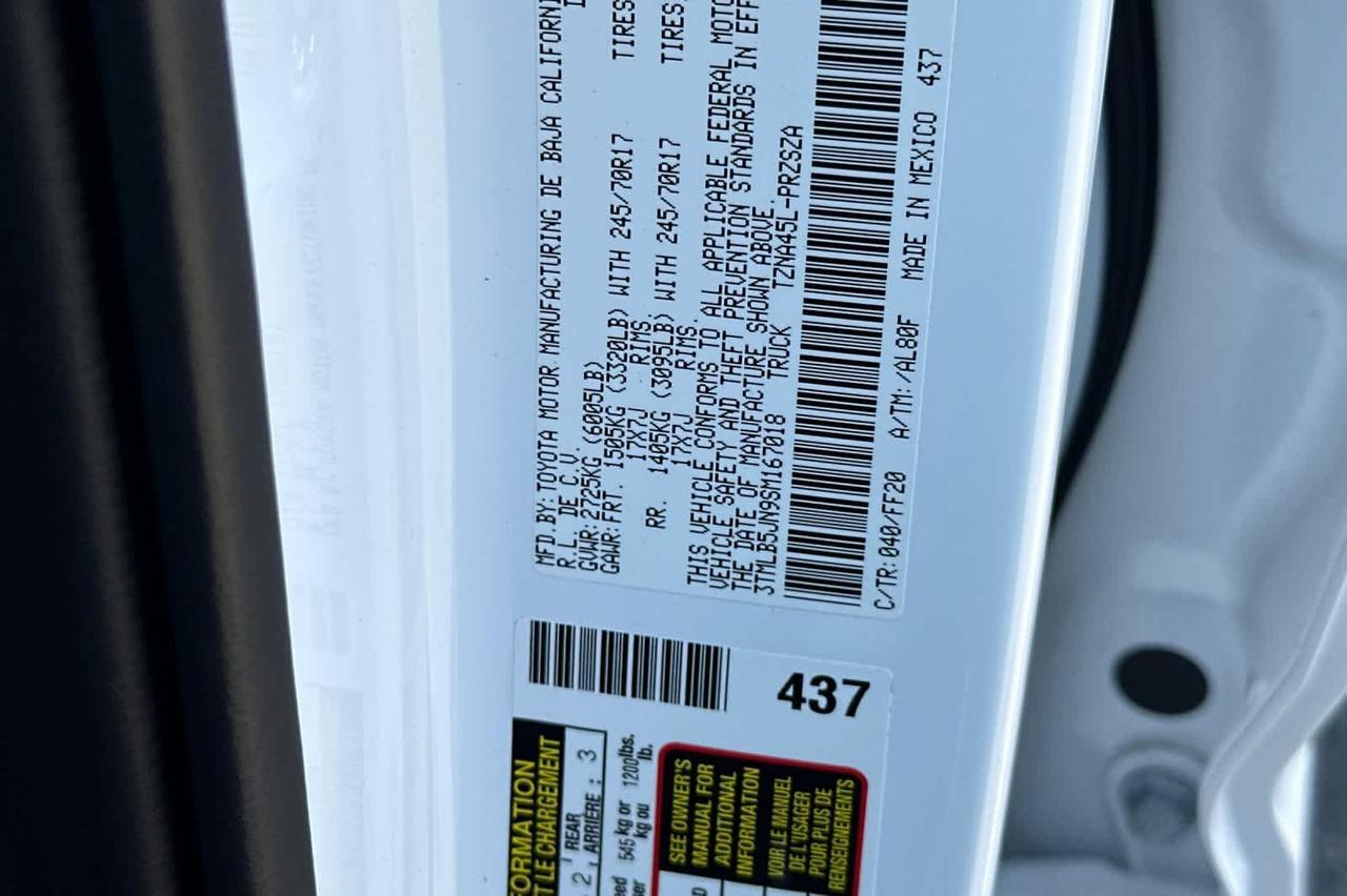 2025 Toyota Tacoma SR5 Roseville CA