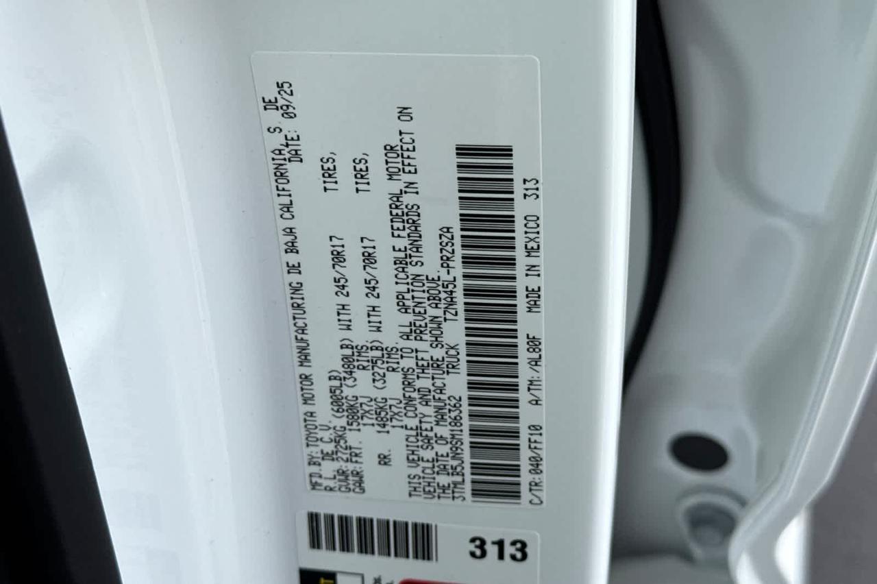 2025 Toyota Tacoma SR5 Roseville CA