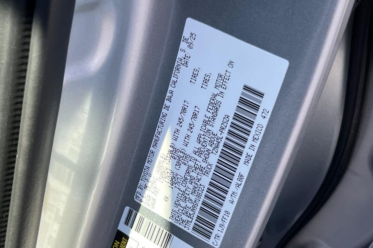 2025 Toyota Tacoma SR5 Roseville CA