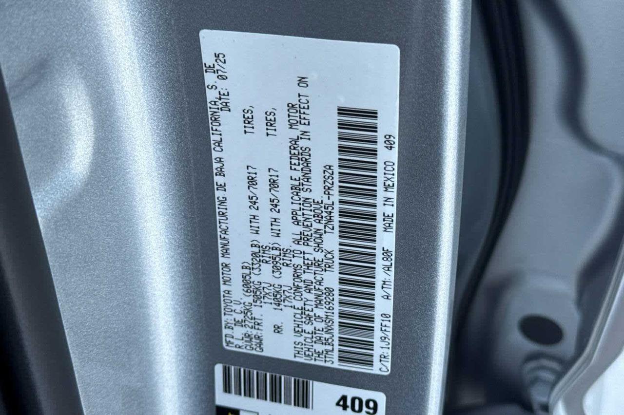 2025 Toyota Tacoma SR5 Roseville CA