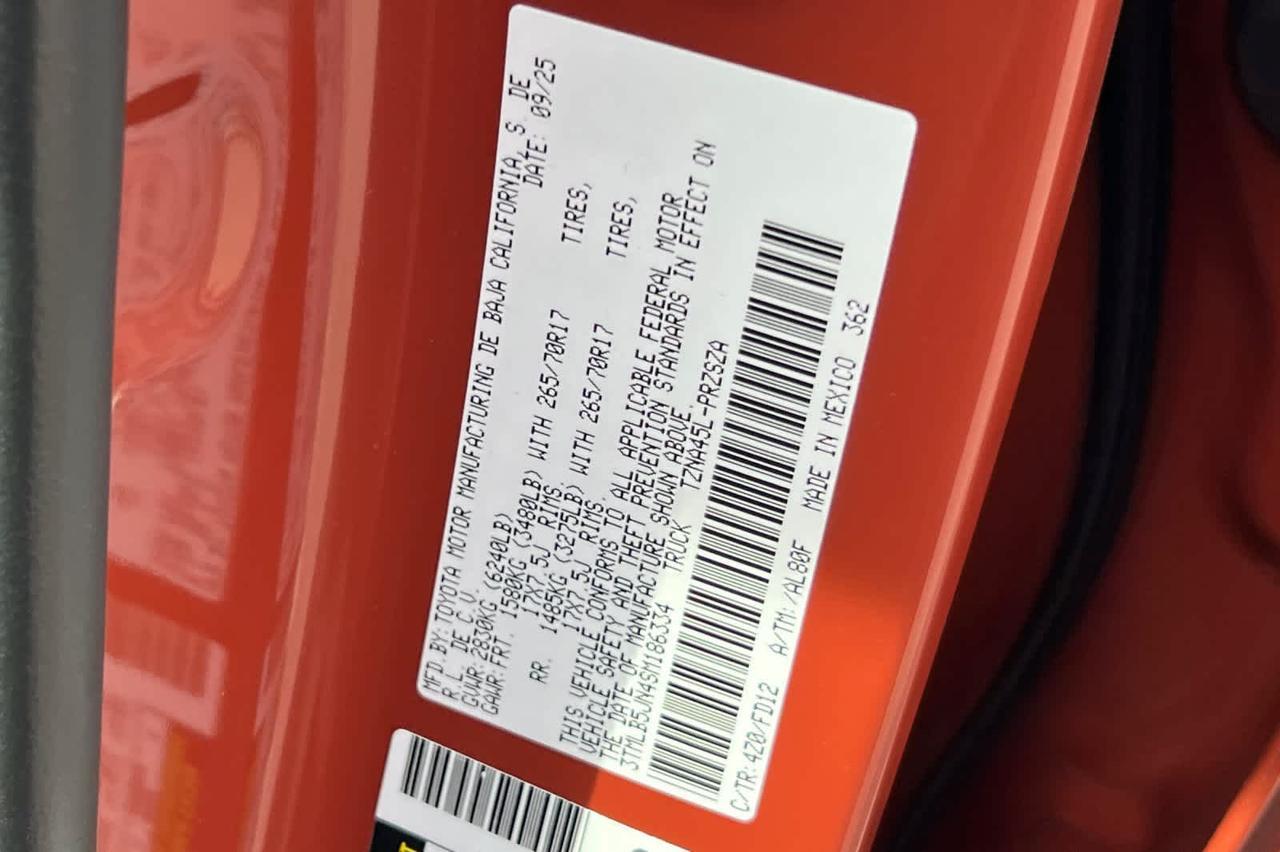 2025 Toyota Tacoma TRD Off Road Roseville CA