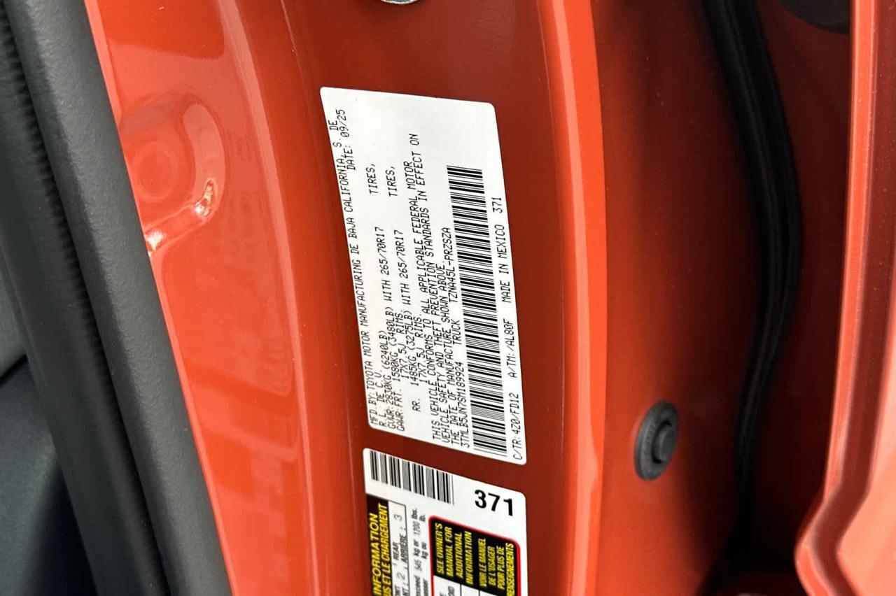 2025 Toyota Tacoma TRD Off Road Roseville CA