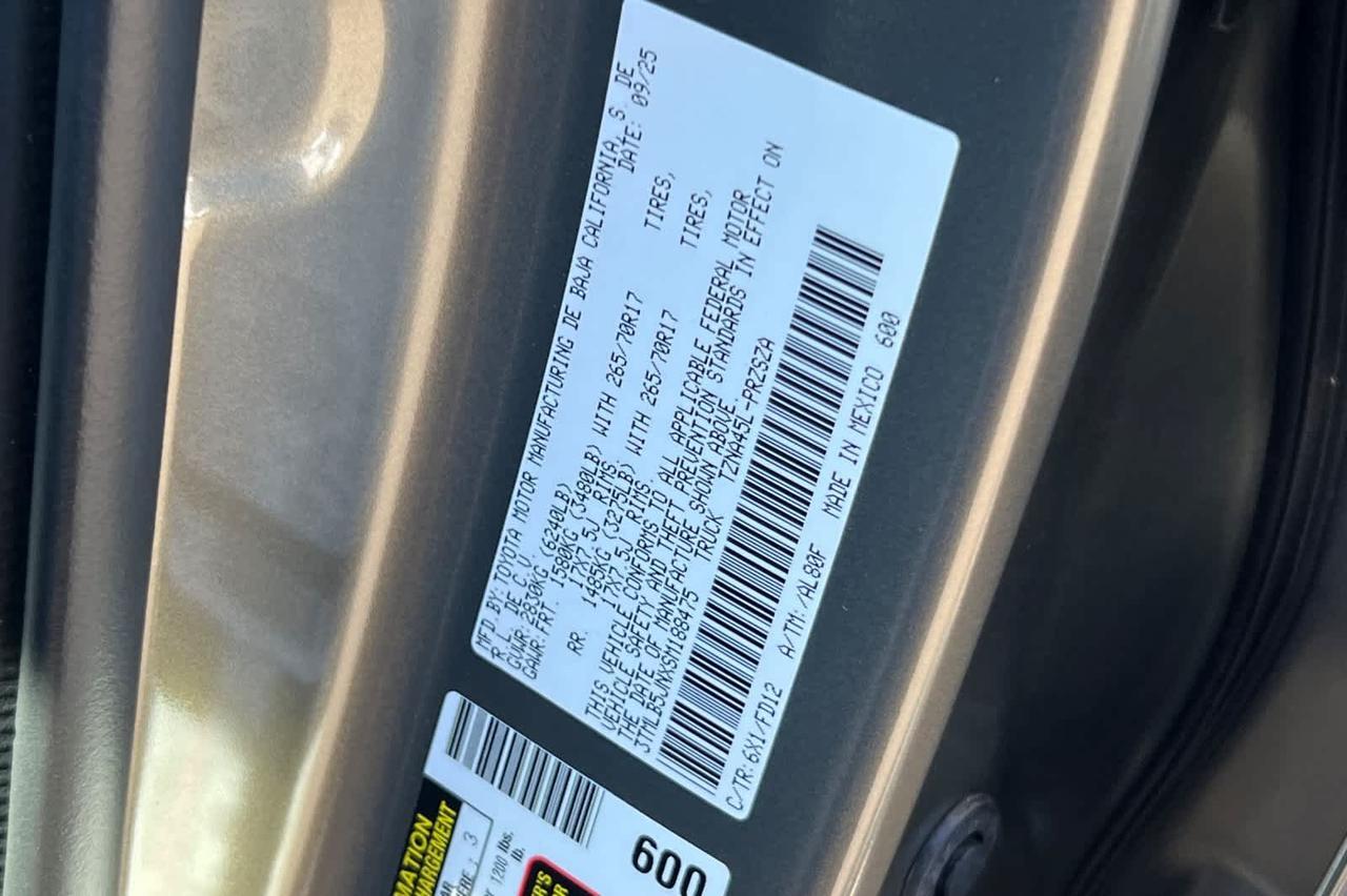 2025 Toyota Tacoma TRD Off Road Roseville CA