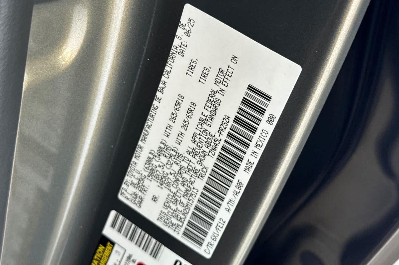 2025 Toyota Tacoma TRD Sport Roseville CA