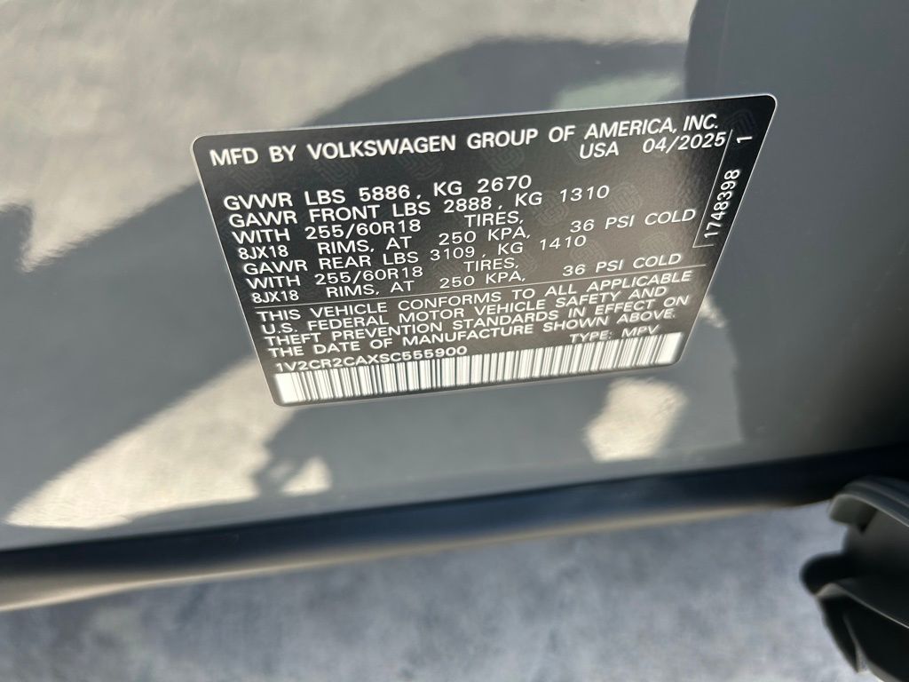 2025 Volkswagen Atlas 2.0T Peak Edition SE Tampa FL