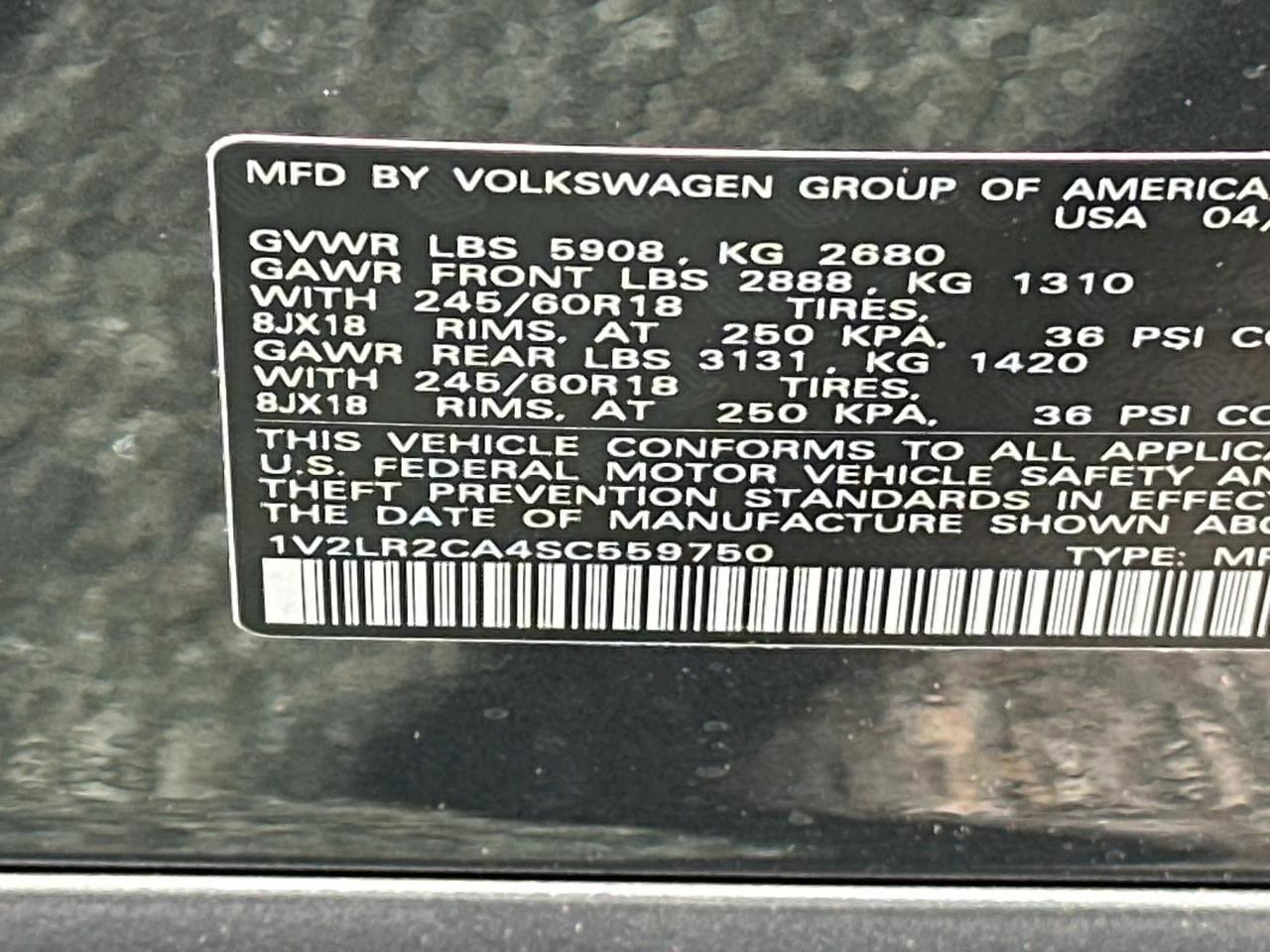 2025 Volkswagen Atlas 2.0T SE Woodbridge VA