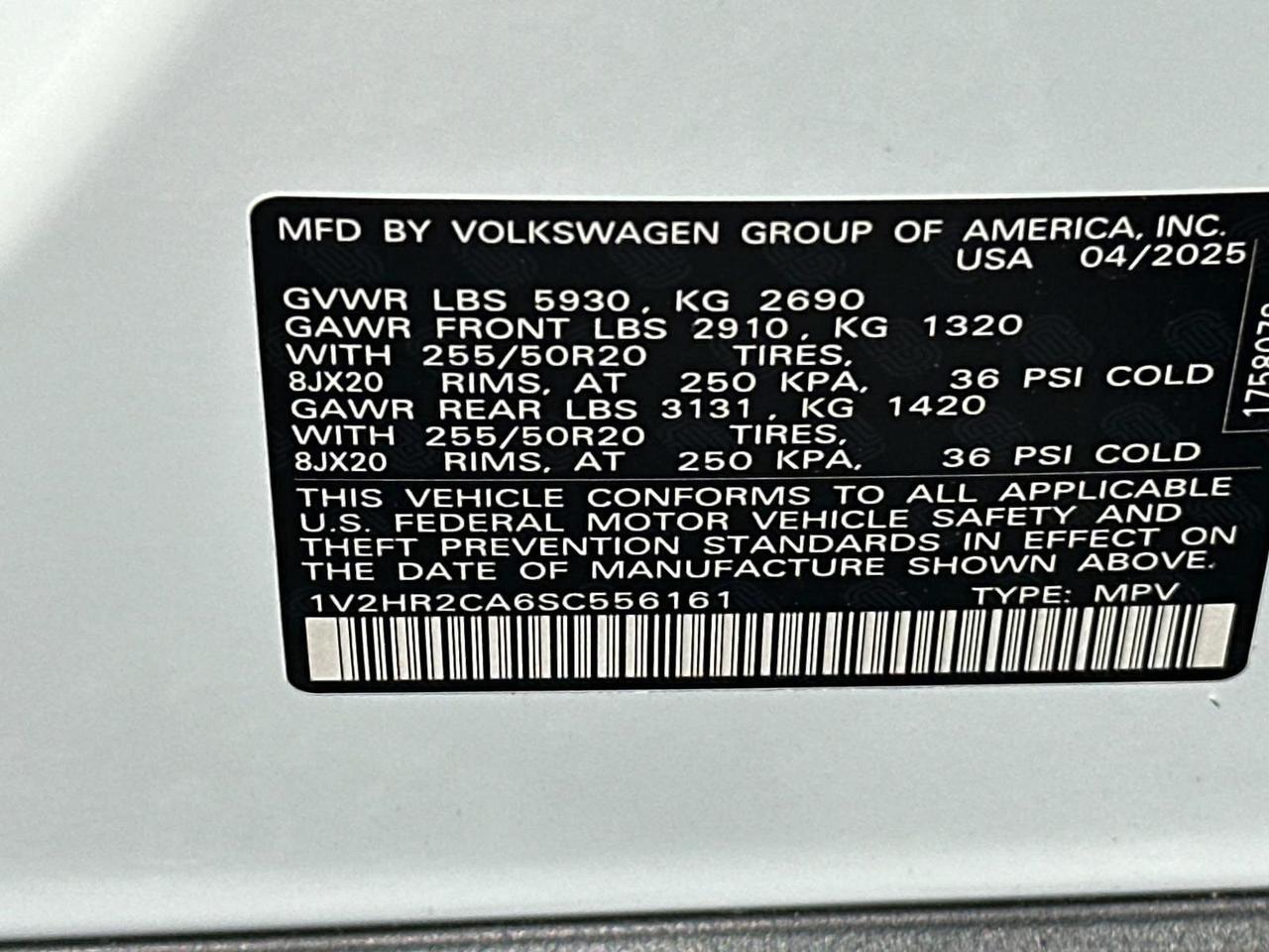 2025 Volkswagen Atlas 2.0T SE w/Technology Woodbridge VA