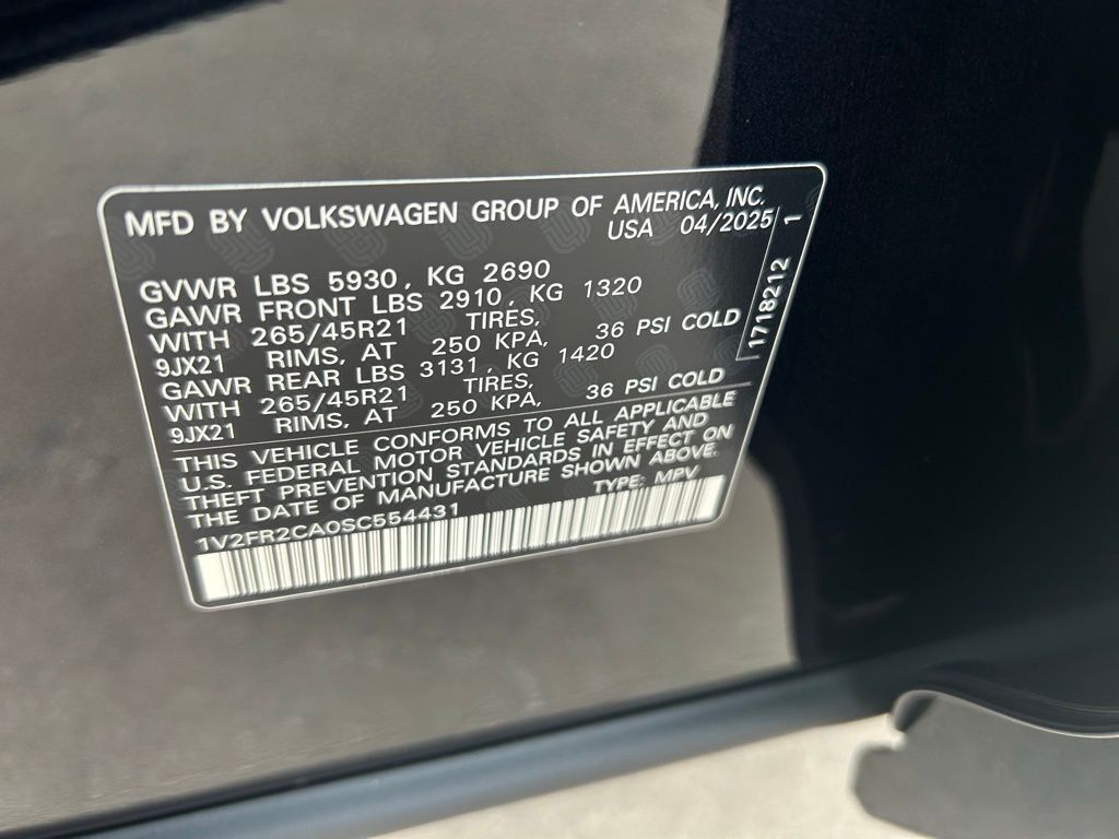 2025 Volkswagen Atlas 2.0T SEL Premium R-Line Tampa FL