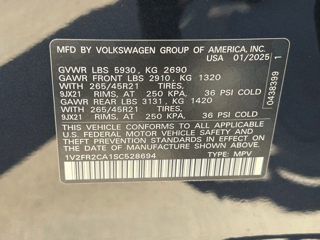 2025 Volkswagen Atlas 2.0T SEL Premium R-Line Tampa FL