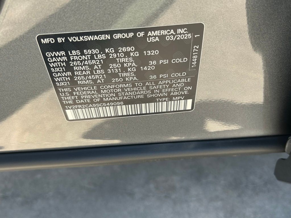 2025 Volkswagen Atlas 2.0T SEL Premium R-Line Tampa FL