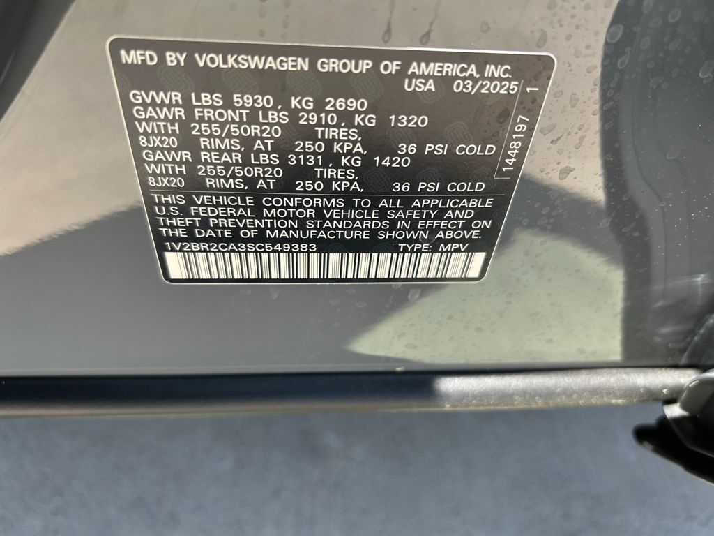 2025 Volkswagen Atlas 2.0T SEL Tampa FL