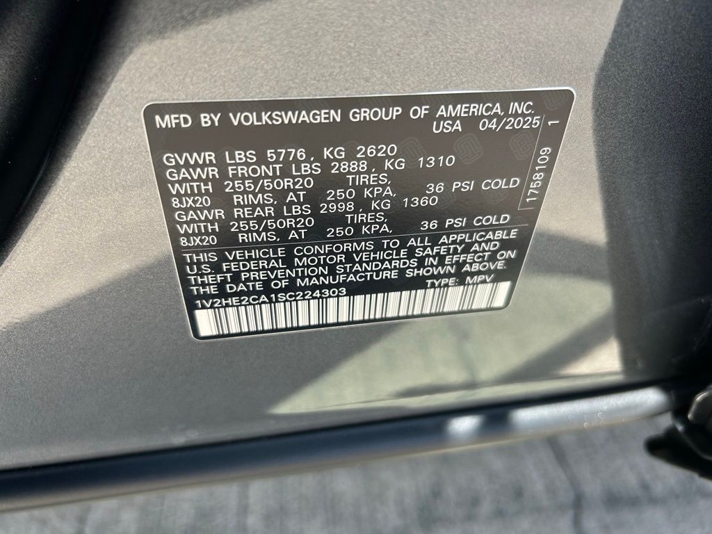 2025 Volkswagen Atlas Cross Sport 2.0T SE w/Technology Tampa FL