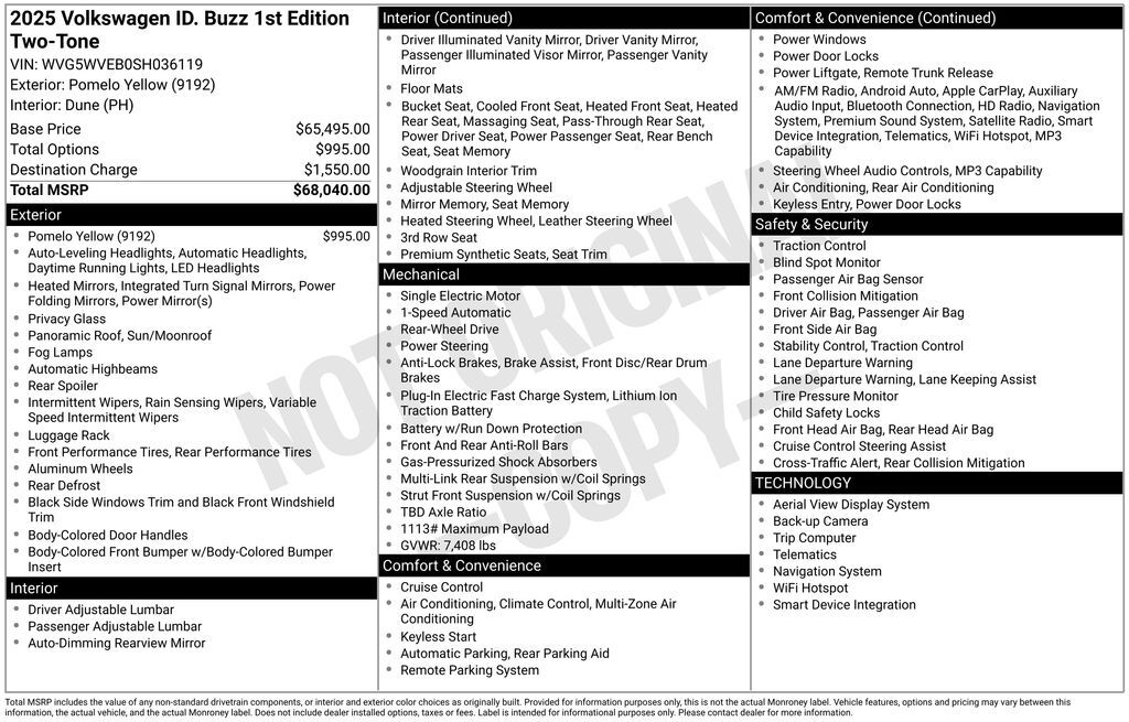 2025 Volkswagen ID. Buzz 1st Edition Lakeland FL