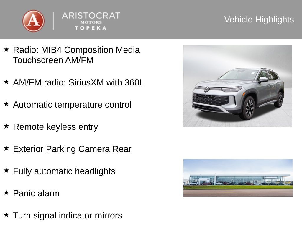 2025 Volkswagen Tiguan 2.0T S