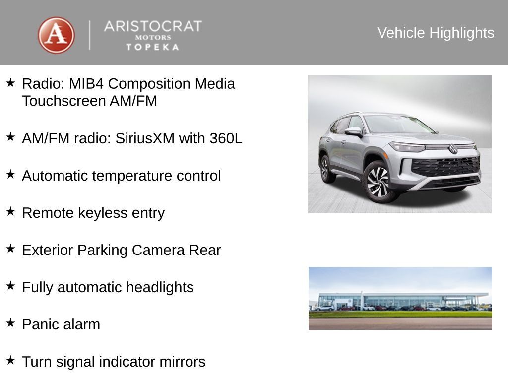 2025 Volkswagen Tiguan 2.0T S