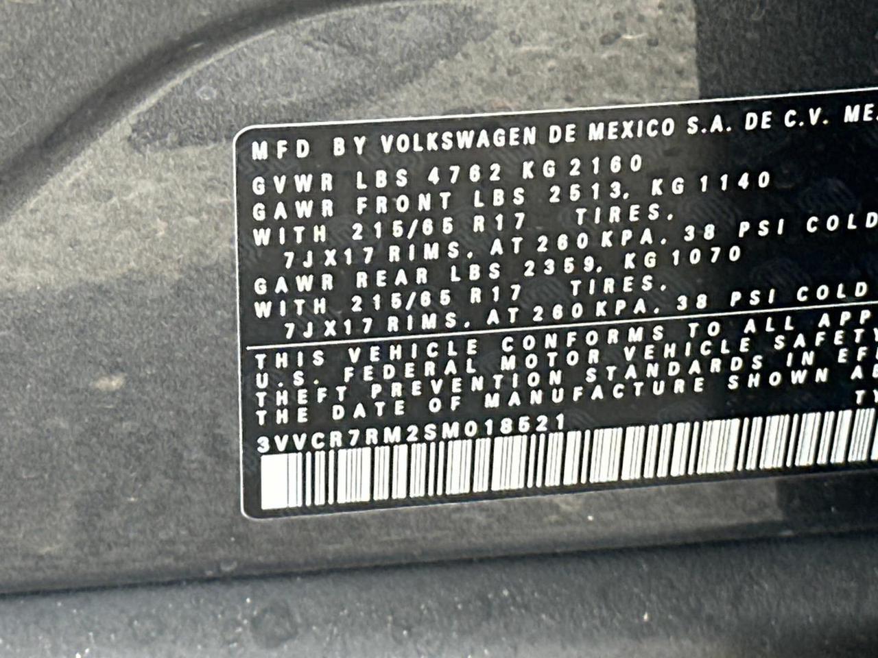 2025 Volkswagen Tiguan 2.0T S Woodbridge VA