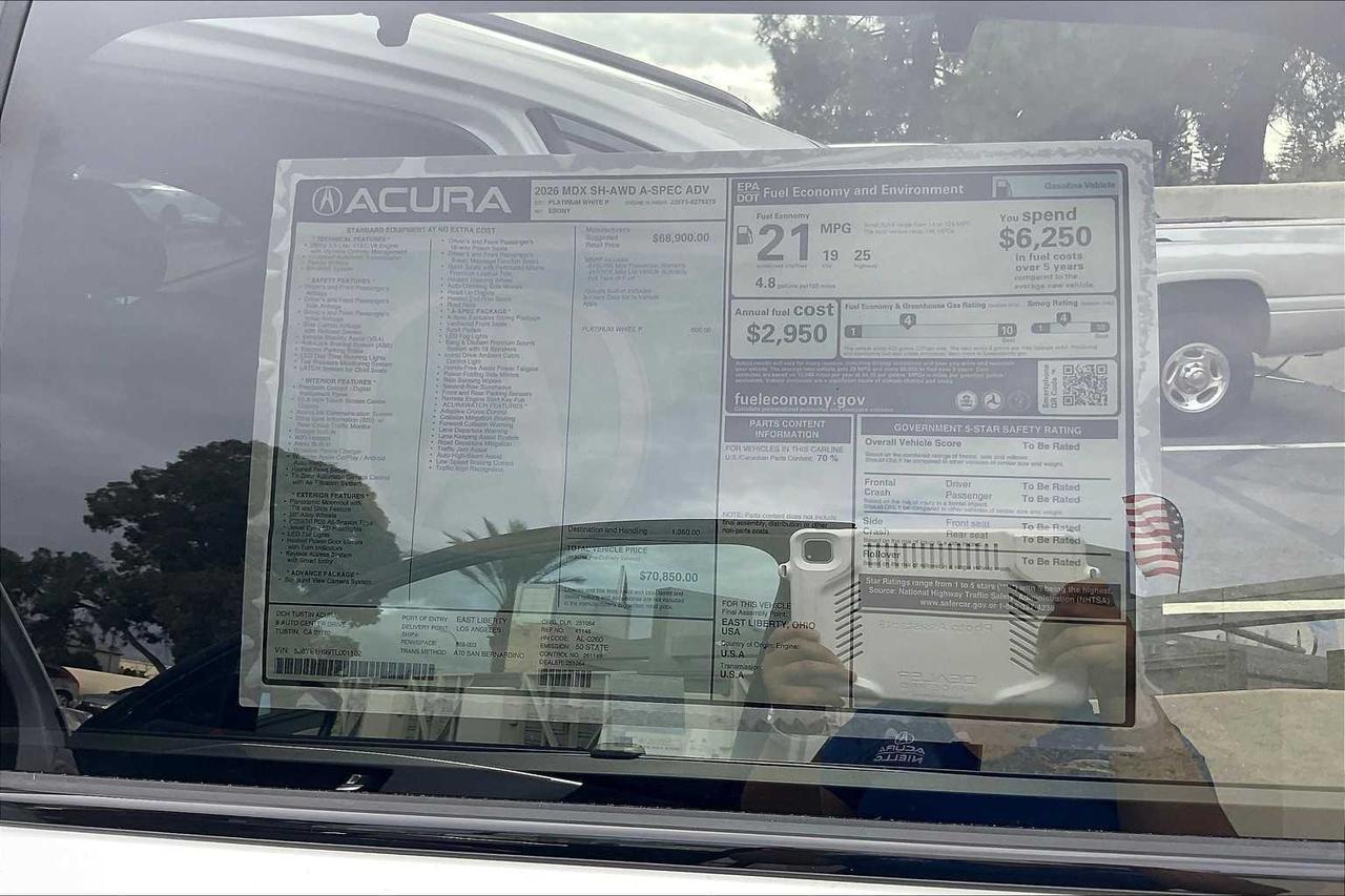 2026 Acura MDX w/A-Spec Advance Package Roseville CA
