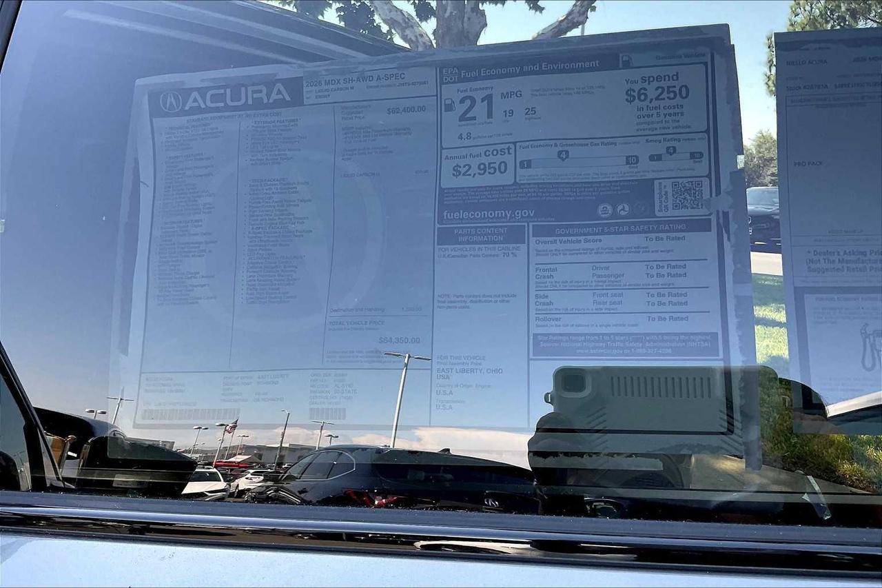 2026 Acura MDX w/A-Spec Package Roseville CA