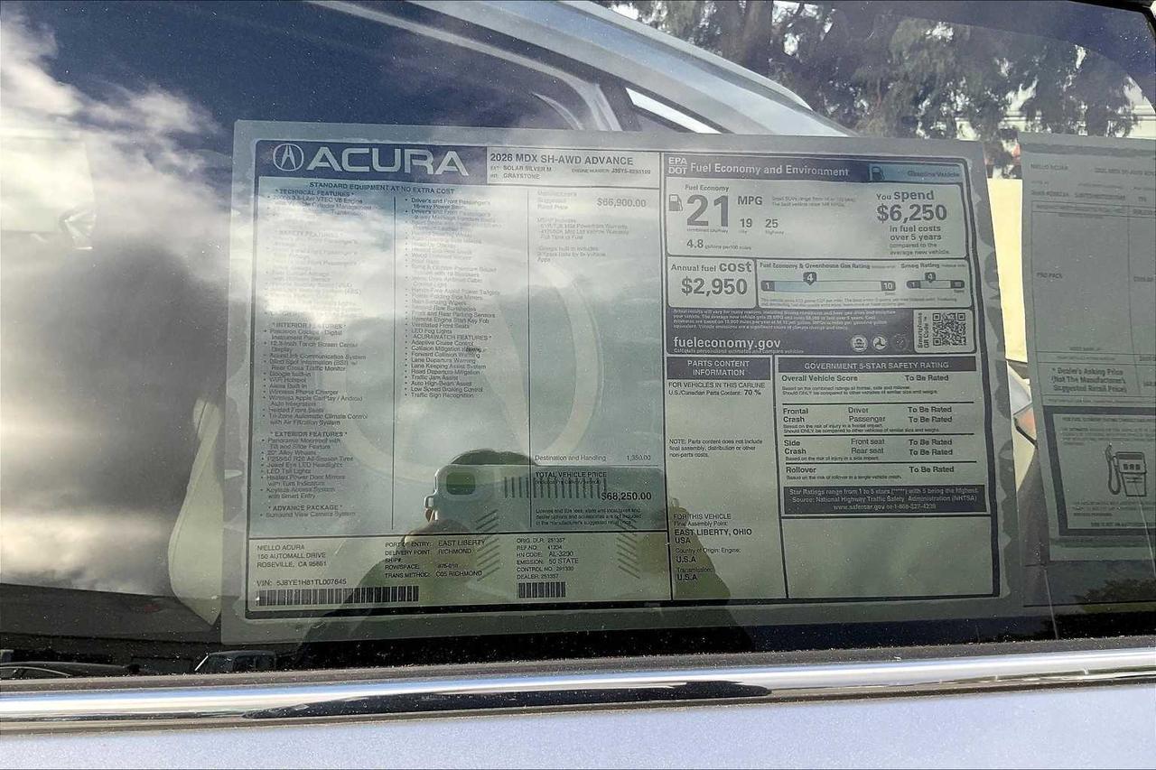 2026 Acura MDX w/Advance Package Roseville CA