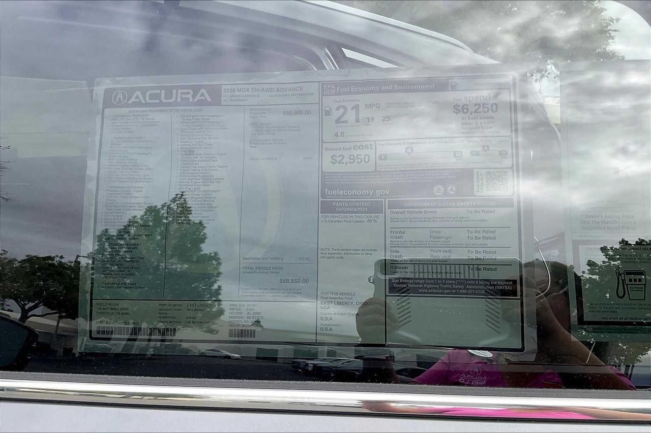 2026 Acura MDX w/Advance Package Roseville CA