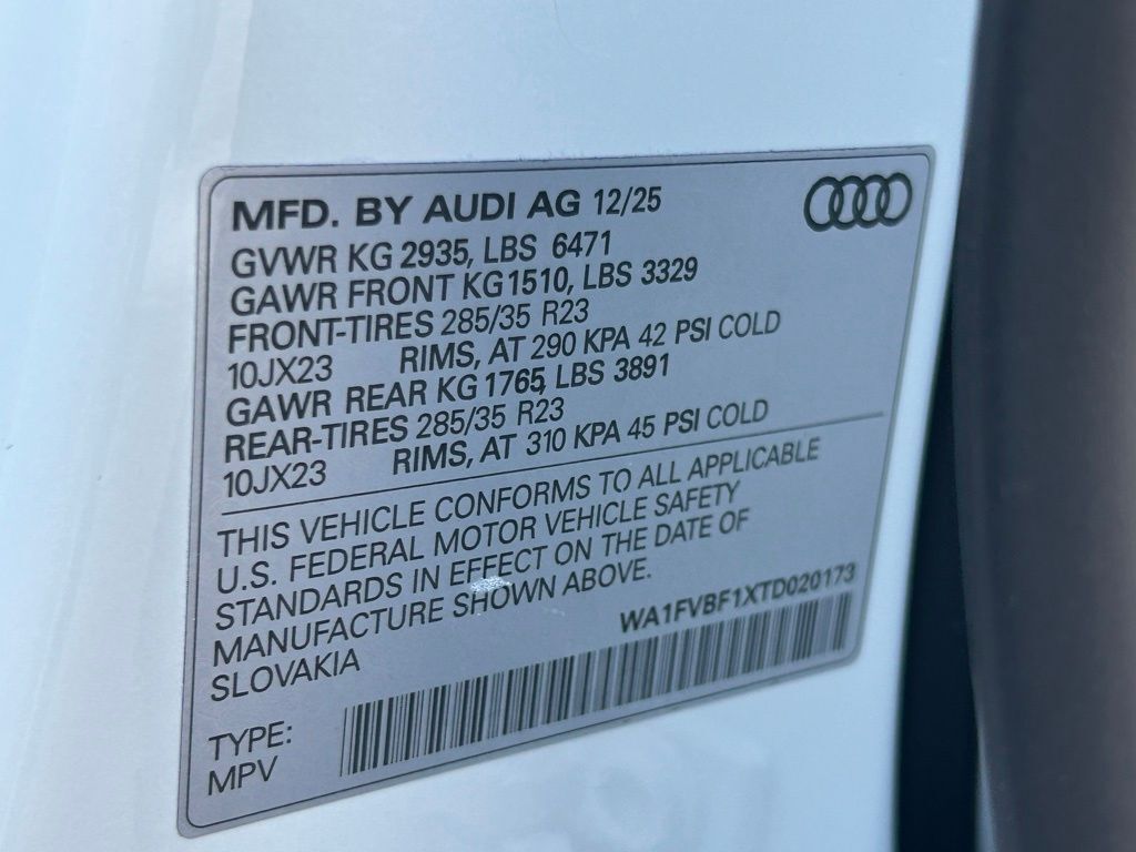 2026 Audi Q8 55 Prestige Lakeland FL