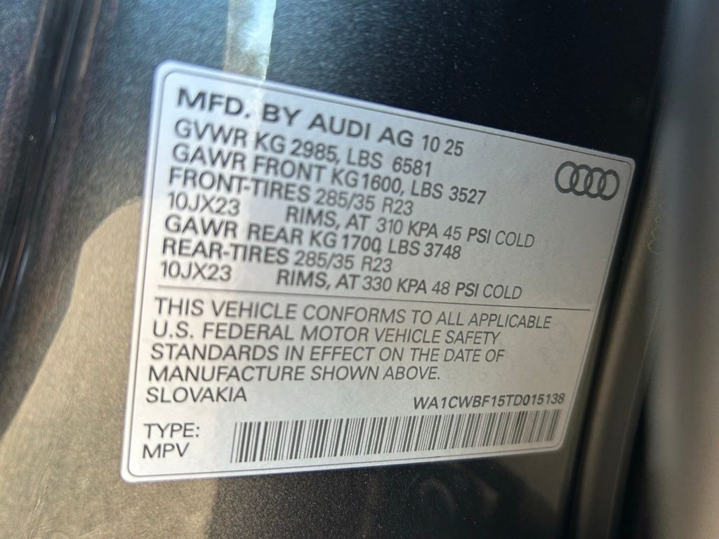 2026 Audi SQ8 4.0T Prestige Lakeland FL