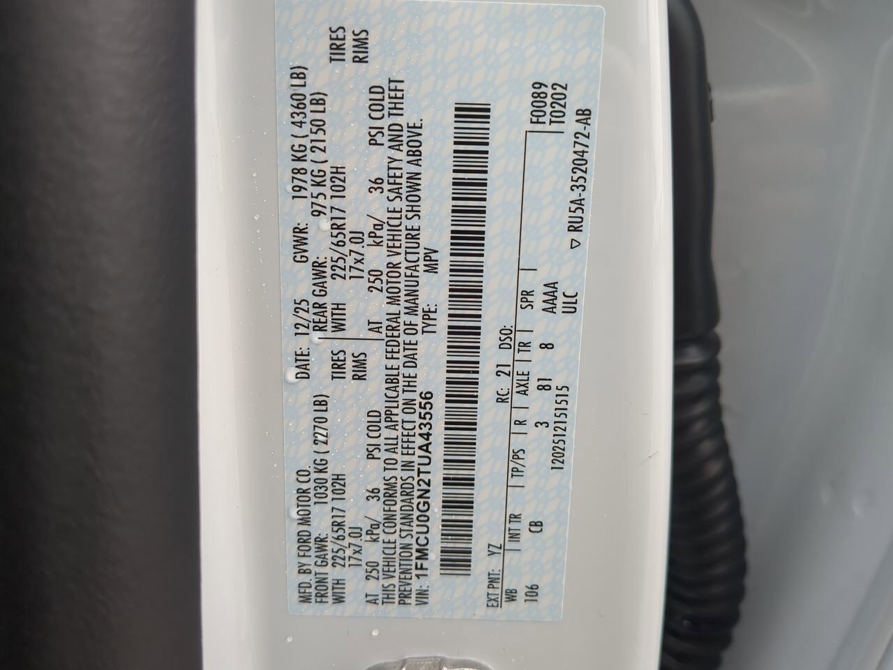 2026 Ford Escape Active 1.5L Appleton WI