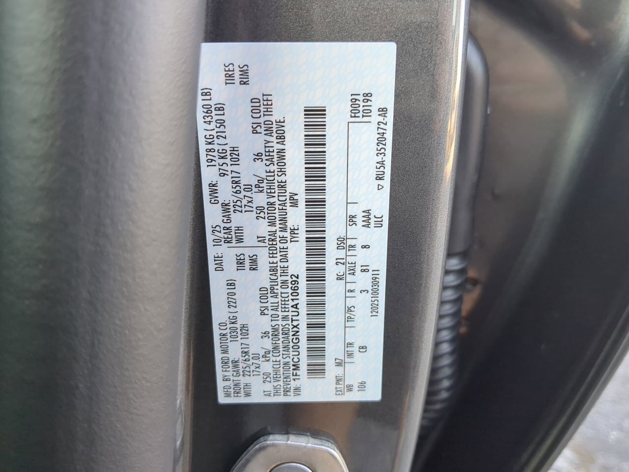 2026 Ford Escape Active 1.5L Appleton WI