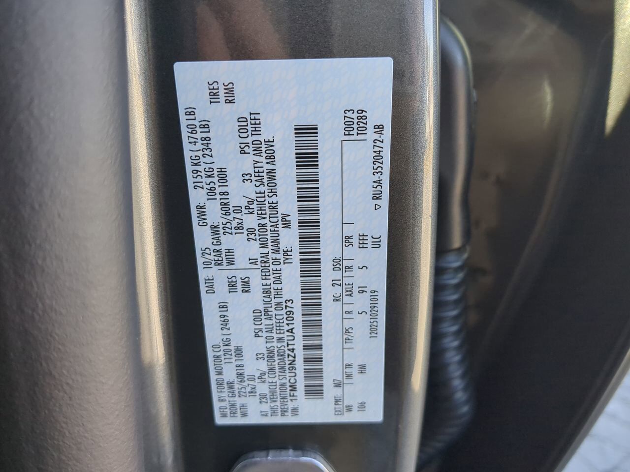 2026 Ford Escape ST-Line Select Appleton WI