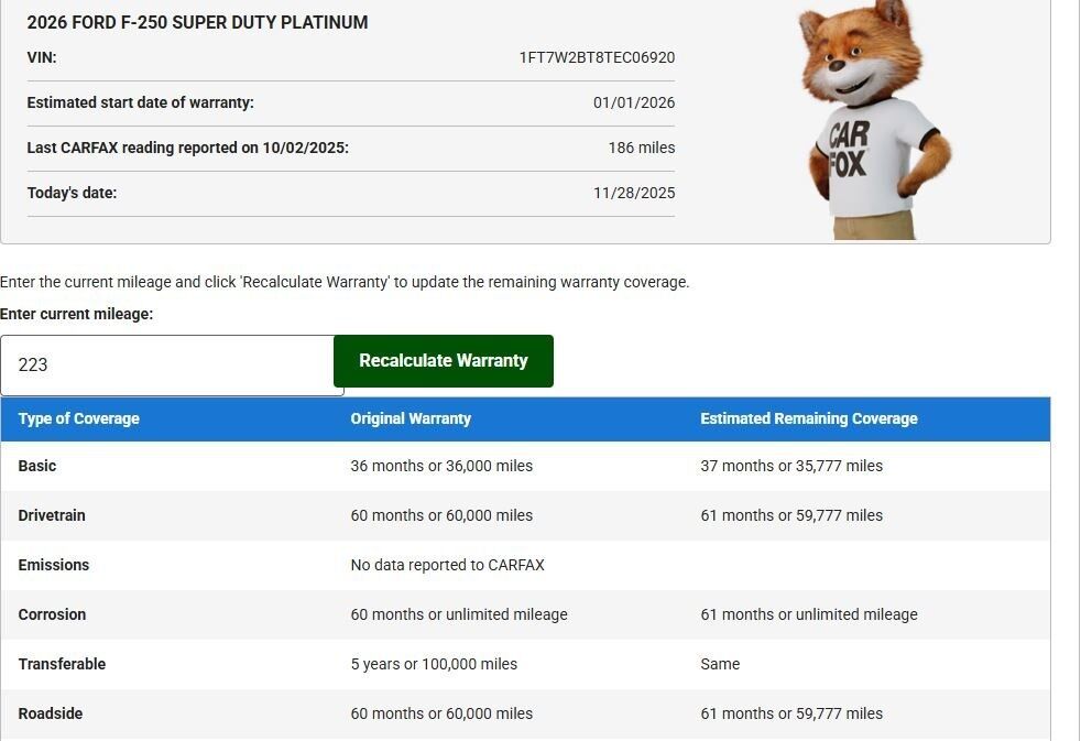 2026 Ford F-250 Super Duty 4x4 Crew Cab Platinum Fond du Lac WI 2026 Ford F-250 Super Duty 4x4 Crew Cab Platinum Fond du Lac WI