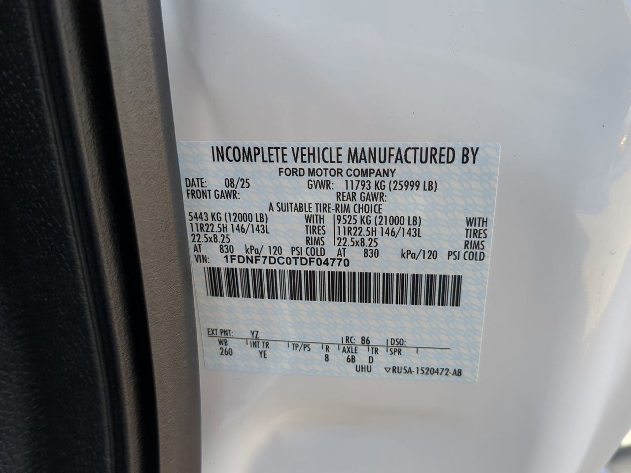 2026 Ford F750 Box Truck Appleton WI