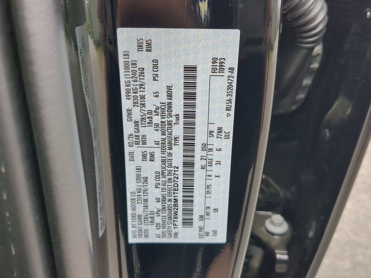 2026 Ford Super Duty F-250 SRW LARIAT TREMOR Appleton WI