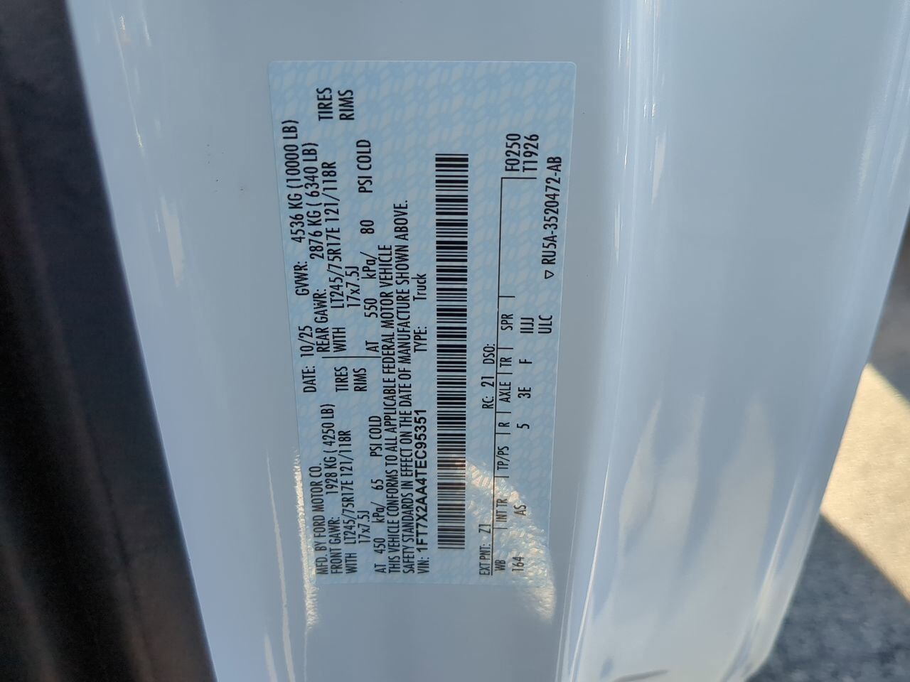 2026 Ford Super Duty F-250 SRW XL Appleton WI