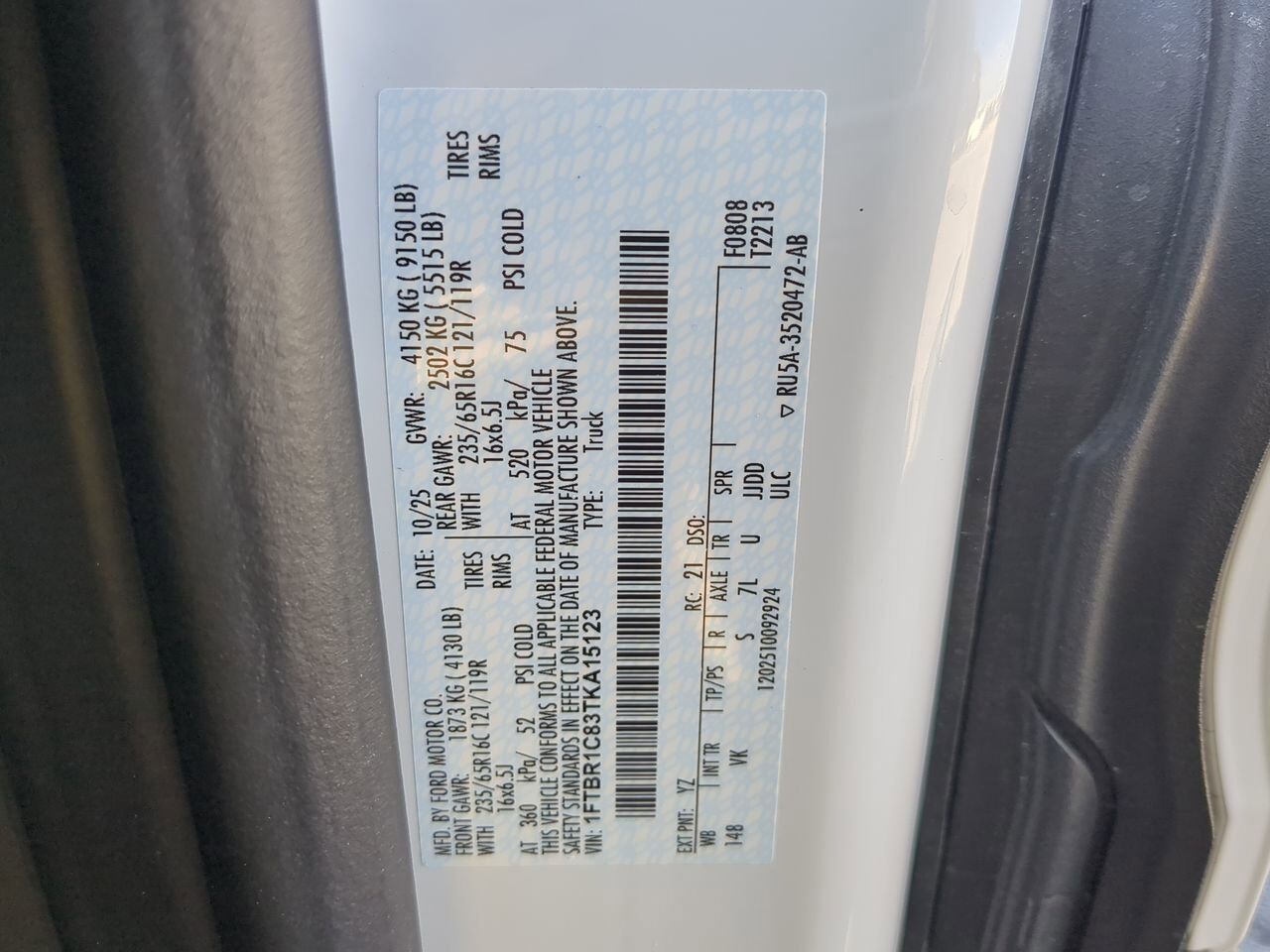 2026 Ford Transit Cargo Van XL Appleton WI